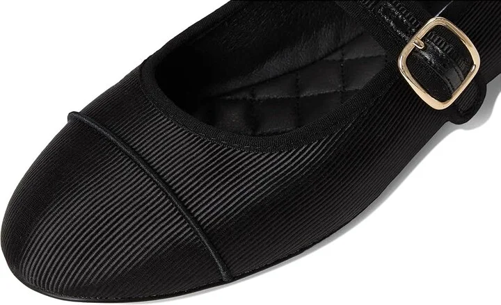 Steve Madden Dory Women's Flat Shoes Black Satin : 9 M, Rubber/Synthetic - Image 7