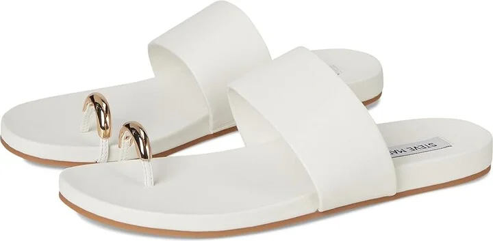Steve Madden Dove Women's Shoes White Leather : 8.5 M
