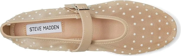 Steve Madden Dreaming Women's Flat Shoes Ivory Pearl : 8 M, Mesh - Image 2
