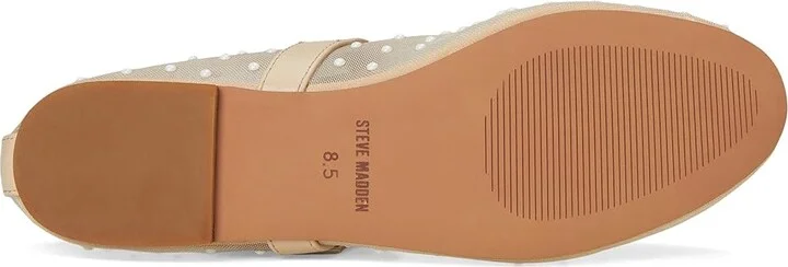 Steve Madden Dreaming Women's Flat Shoes Ivory Pearl : 8 M, Mesh - Image 3