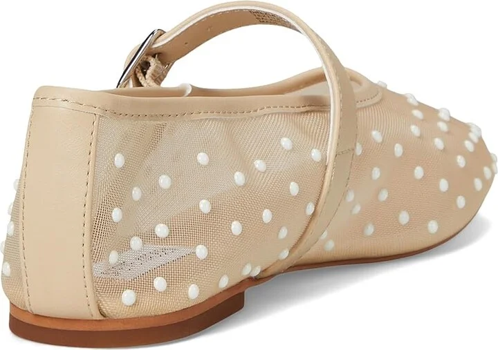 Steve Madden Dreaming Women's Flat Shoes Ivory Pearl : 8 M, Mesh - Image 4