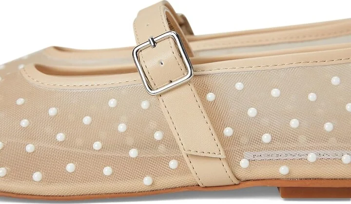 Steve Madden Dreaming Women's Flat Shoes Ivory Pearl : 8 M, Mesh - Image 7