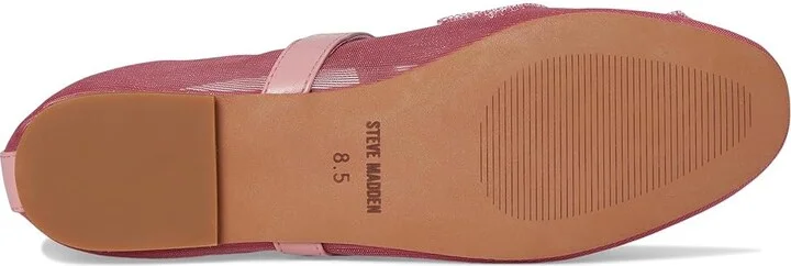 Steve Madden Dreaming Women's Flat Shoes Pink Embellished : 6 M, Mesh - Image 3