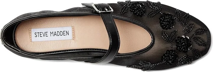 Steve Madden Dreaming Women's Flat Shoes Pink Embellished : 6 M, Mesh - Image 8