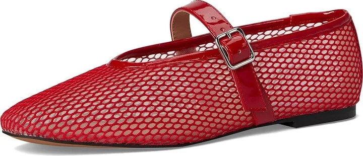 Steve Madden Dreaming Women's Flat Shoes Red : 5.5 M, Mesh - Image 5