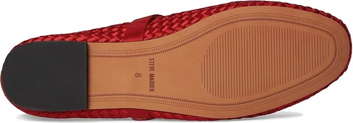 Steve Madden Dreaming Women's Flat Shoes Red Satin : 7 M, Mesh - Image 3