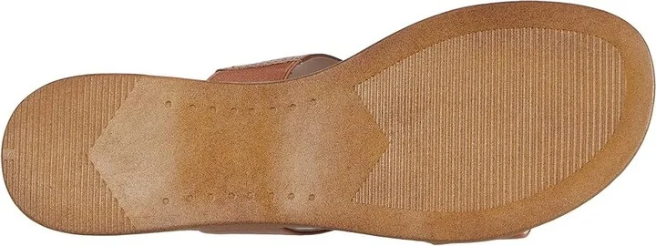 Steve Madden Dual Flat Sandal Women's Sandals Tan Leather : 6.5 M, Synthetic - Image 4