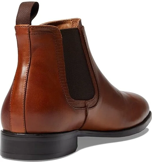 Steve Madden Duke Men's Boots Cognac Leather : 7.5 D - Medium - Image 4