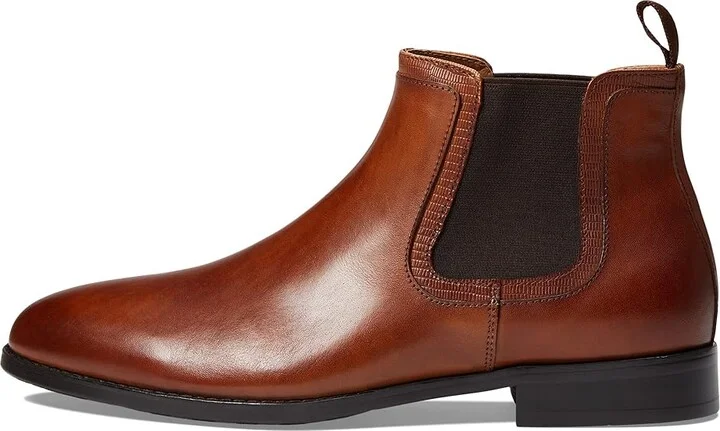 Steve Madden Duke Men's Boots Cognac Leather : 7.5 D - Medium - Image 5