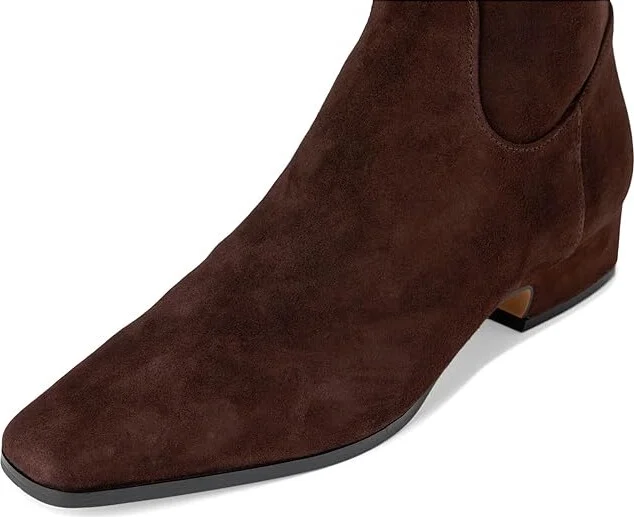 Steve Madden Dusty Women's Shoes Chocolate Brown Suede : 6.5 M, Leather - Image 2