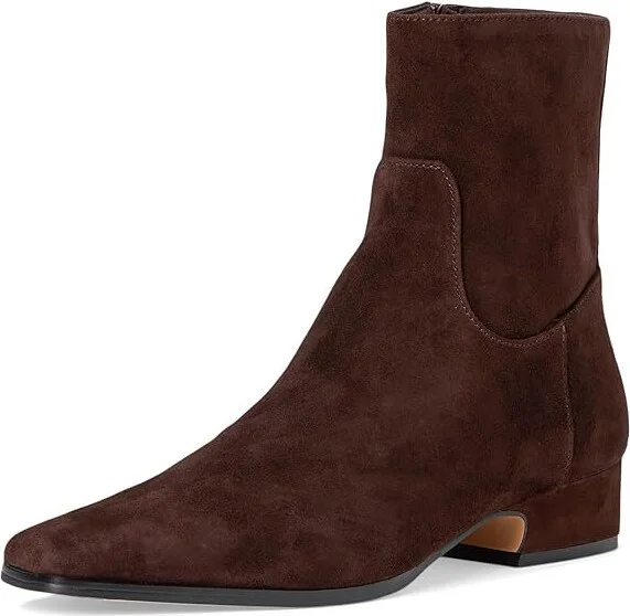 Steve Madden Dusty Women's Shoes Chocolate Brown Suede : 6.5 M, Leather - Image 5