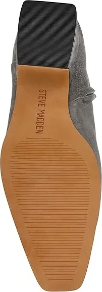 Steve Madden Dusty Women's Shoes Chocolate Brown Suede : 6.5 M, Leather - Image 9