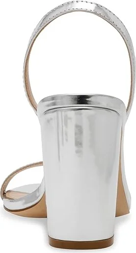 Steve Madden Emilie Women's Sandals Silver Foil : 10 M, Leather/Rubber - Image 4