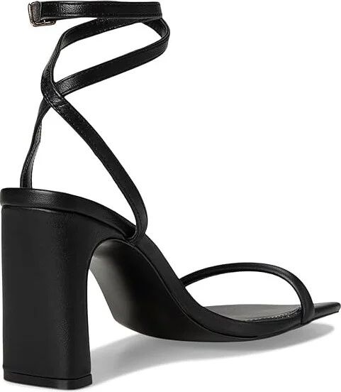 Steve Madden Eryka Women's Sandals Black Leather : 7 M, Rubber/Synthetic - Image 4