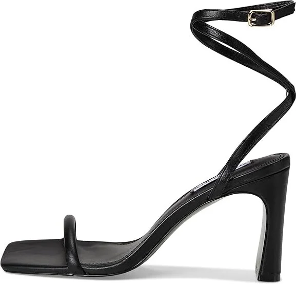 Steve Madden Eryka Women's Sandals Black Leather : 7 M, Rubber/Synthetic - Image 6