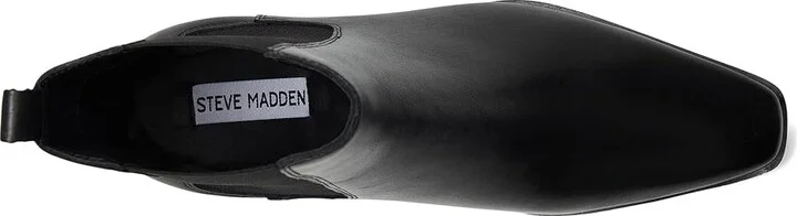 Steve Madden Evan Women's Boots Black Leather : 6 M, Leather/Rubber - Image 2
