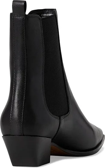 Steve Madden Evan Women's Boots Black Leather : 6 M, Leather/Rubber - Image 4