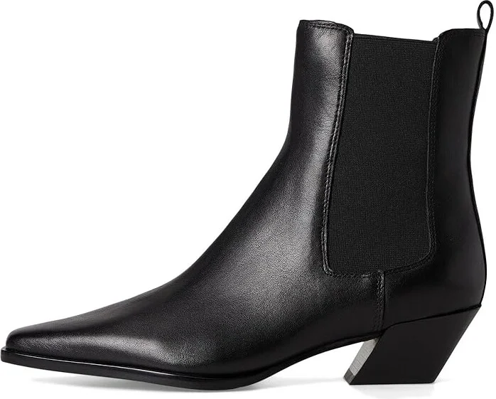 Steve Madden Evan Women's Boots Black Leather : 6 M, Leather/Rubber - Image 6
