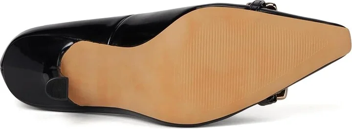 Steve Madden Fazzio High Women's Heels Black Box : 10 M, Leather/Rubber - Image 3