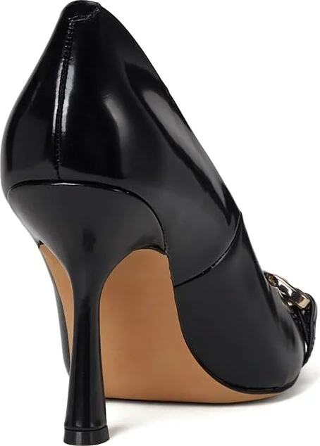 Steve Madden Fazzio High Women's Heels Black Box : 10 M, Leather/Rubber - Image 4