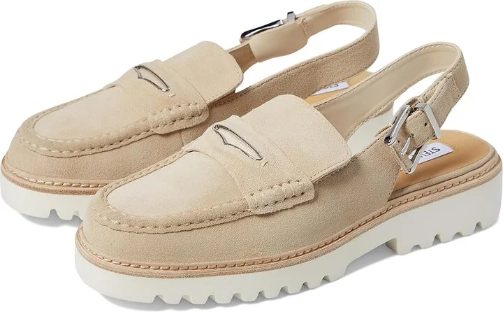 Steve Madden Felicite High Women's Heels Sand Suede : 7.5 M