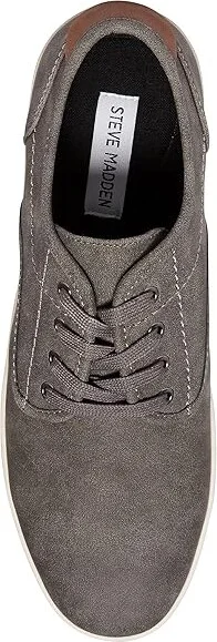 Steve Madden Fenta Men's Lace up casual Shoes Grey 1 : 7 D - Medium, Textile - Image 2