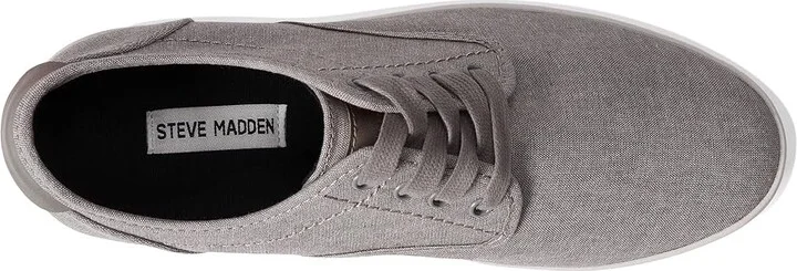 Steve Madden Fenta Men's Lace up casual Shoes Grey : 7.5 D - Medium, Textile - Image 3