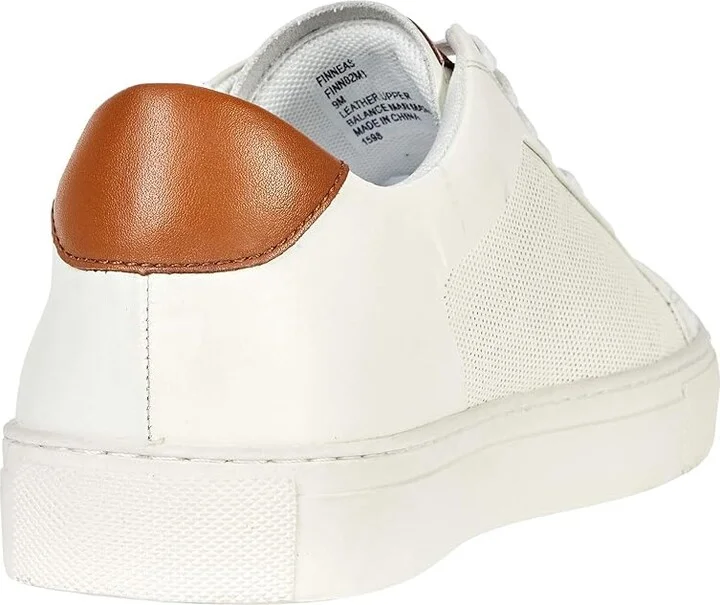 Steve Madden Finneas Men's Shoes White/Cognac Leather : 8 D - Medium - Image 4