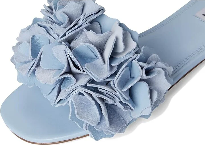 Steve Madden Flo Women's Sandals Blue Leather : 5.5 M, Rubber - Image 6