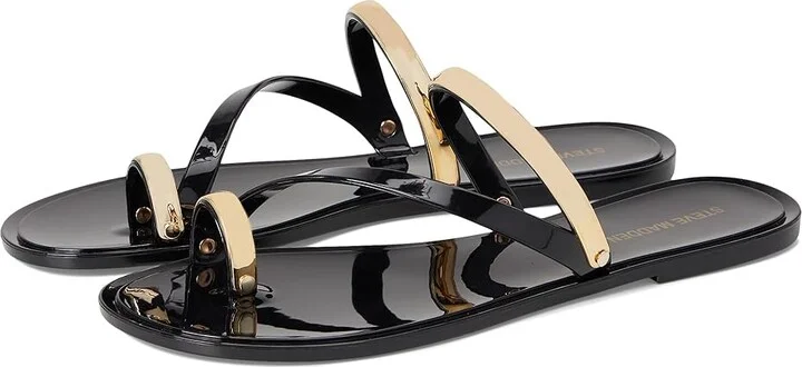 Steve Madden Fuze Women's Sandals Black : 6 M, Synthetic
