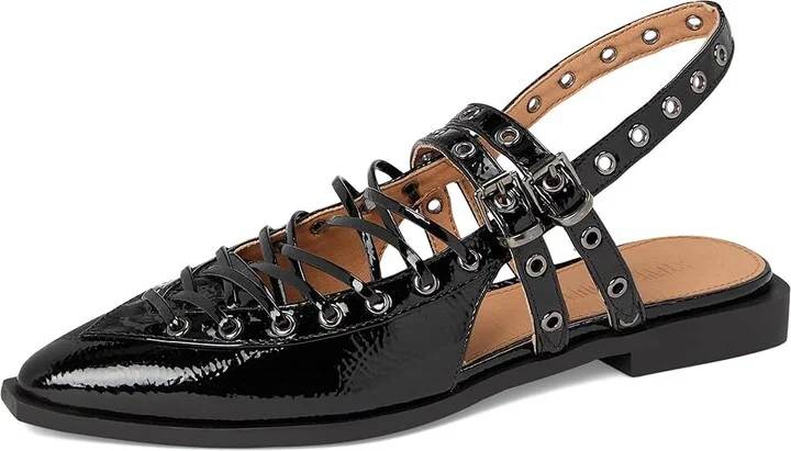 Steve Madden Galanti Women's Dress Flat Shoes Black Patent : 8.5 M, Synthetic - Image 5
