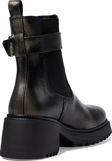 Steve Madden Gates Women's Boots Black Distressed : 9.5 M, Leather - Image 4