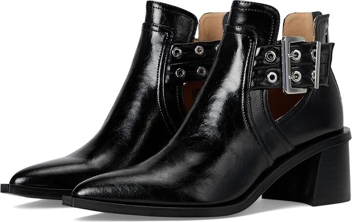 Steve Madden Gatewood Women's Boots Black Leather : 6.5 M