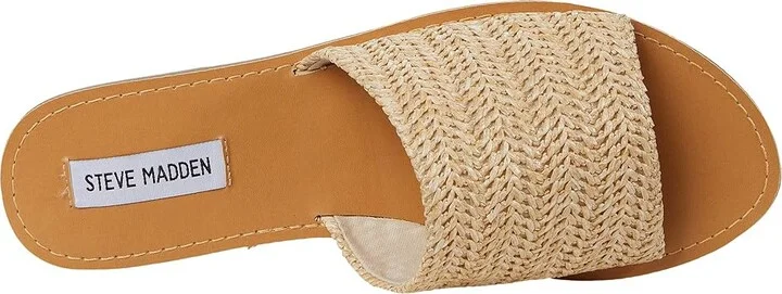 Steve Madden Grace Women's Shoes Natural Raffia : 6 W - Image 2