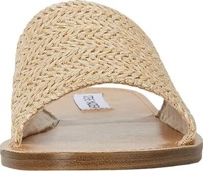 Steve Madden Grace Women's Shoes Natural Raffia : 6 W - Image 5