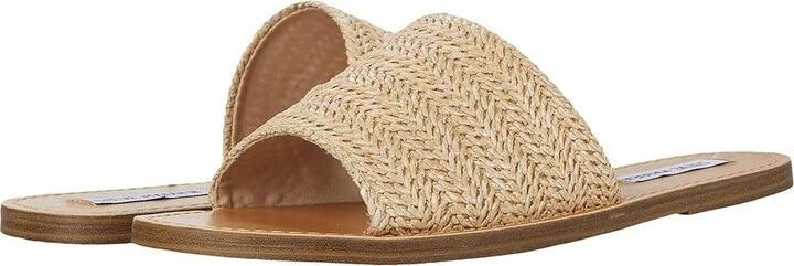 Steve Madden Grace Women's Shoes Natural Raffia : 6 W