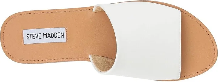 Steve Madden Grace Women's Shoes White Leather : 5.5 M - Image 3