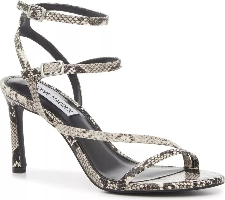 Black/Ivory Snake Print