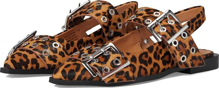 Steve Madden Graya Women's Flat Shoes Leopard : 7.5 M, Leather