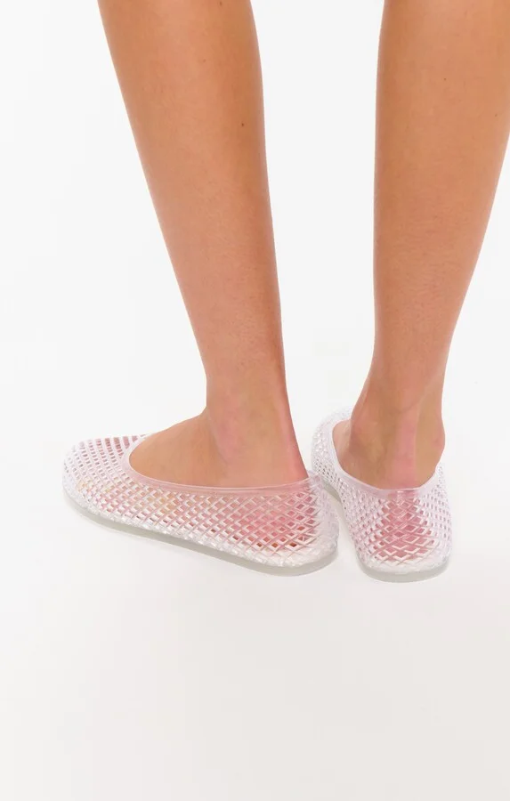 Steve Madden Gyzmo Jelly Flat ~ Clear - Image 4