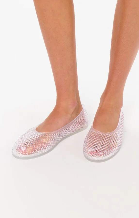 Steve Madden Gyzmo Jelly Flat ~ Clear - Image 6