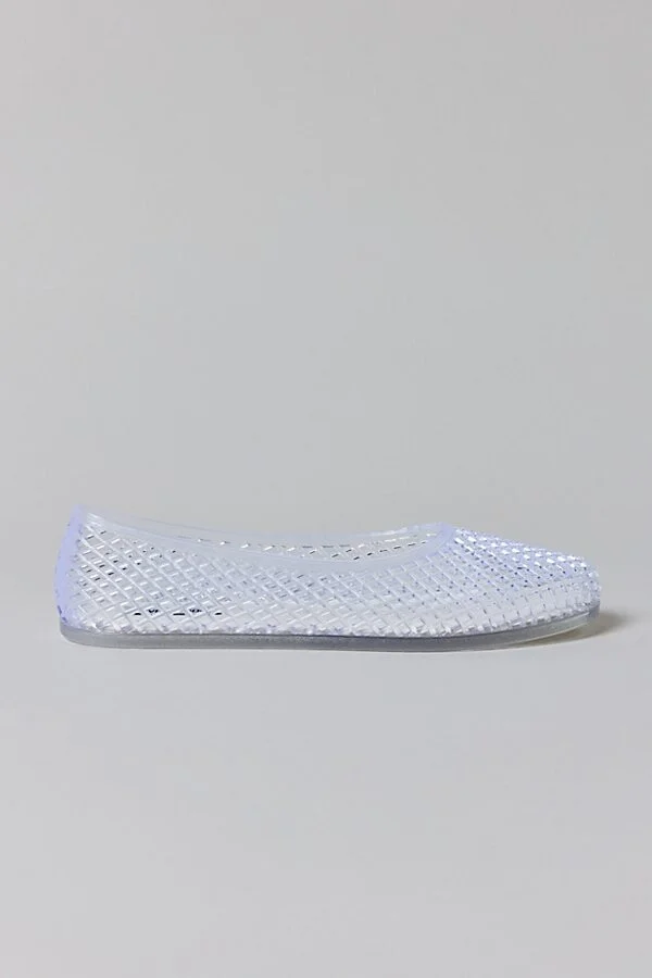 Steve Madden Gyzmo Mesh Jelly Shoe in Clear - Image 3