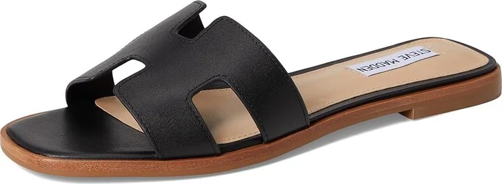 Steve Madden Hadyn Women's Sandals Black Leather : 5.5 M - Image 5