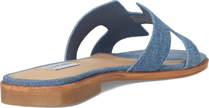 Steve Madden Hadyn Women's Sandals Denim Fabric : 6.5 M, Leather - Image 4