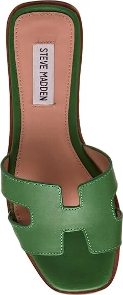 Steve Madden Hadyn Women's Sandals Denim Fabric : 6.5 M, Leather - Image 8