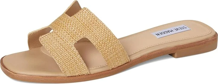 Steve Madden Hadyn Women's Sandals Raffia : 6 M, Leather - Image 5