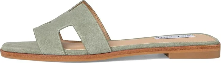 Steve Madden Hadyn Women's Sandals Sage Suede : 7.5 M, Leather - Image 6
