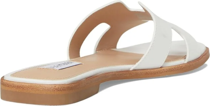 Steve Madden Hadyn Women's Sandals White Leather : 7 M - Image 4