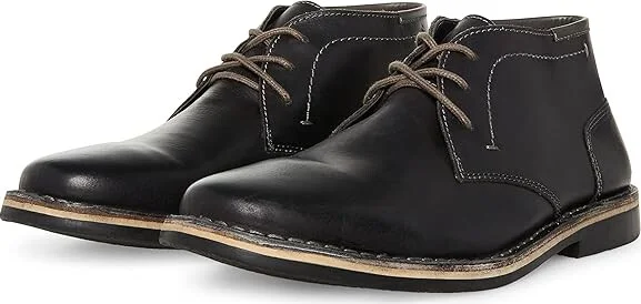 Steve Madden Harken - Extended Sizes Men's Lace-up Boots Black : 14 D - Medium, Leather