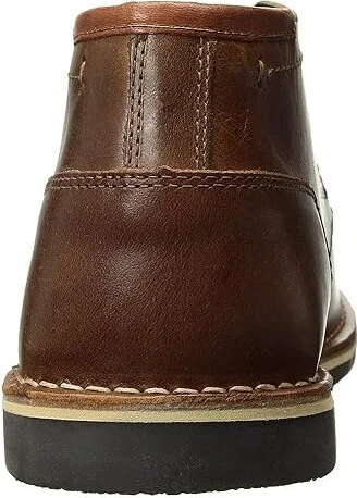 Steve Madden Harken Men's Lace-up Boots Cognac Leather : 8 D - Medium - Image 5